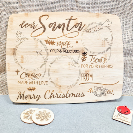 Santa's Cookie Board - Large