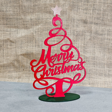Merry Message Christmas Tree
