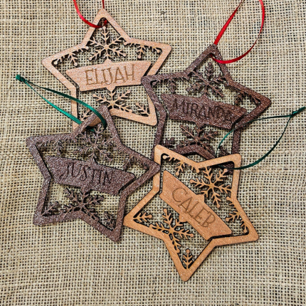 Personalized Name Star Ornament